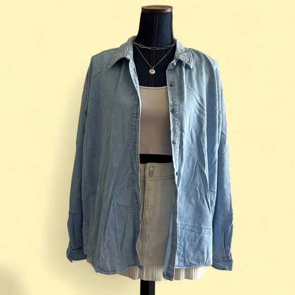 Denim Button Down - Picture 2 of 7